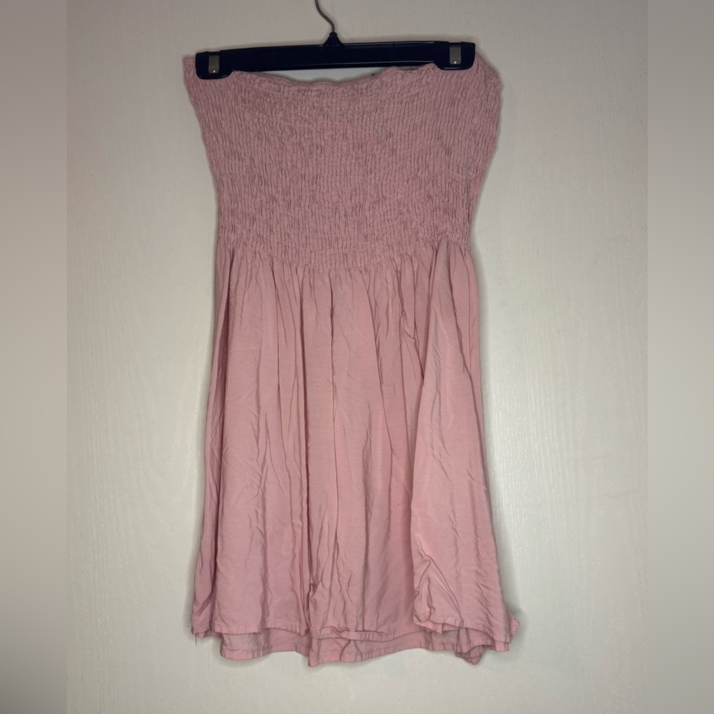 Just Quella Pink Smocked Dress